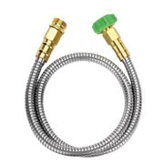 tamizeot Convenient Stainless Steel Garden Hose Extension For Outdoor Activities Hose Reel Leader Hose 3FT