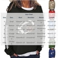 thumbnail image 4 of Football Printed Sweatshirts for Women, Crewneck Long Sleeve Loose Fit, Fall Game Day Casual Graphic Tops S-3XL, 4 of 5
