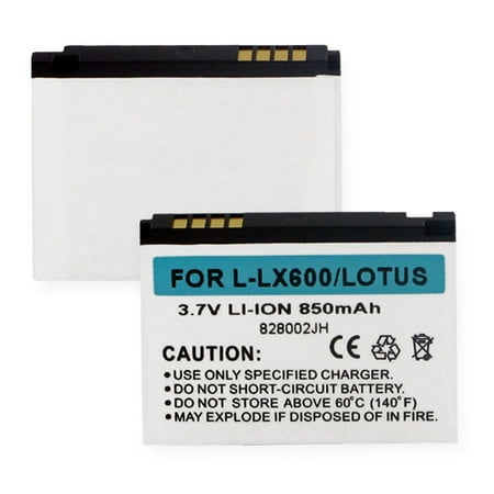 LG LX600 and LOTUS LI-ION 850mAh Cellular Battery