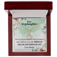 thumbnail image 5 of To My Stepdaughter Love Always Alluring Ribbon Necklace Message Card, 5 of 20