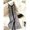 Grey, variant on Womens Grey Slim Fit Knit Midi Dress, Sleeveless V-Neck Party Dress