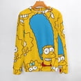 thumbnail image 2 of Simpsons Unisex Sweater Long Sleeve Fall Casual Crewneck Tops Pullover Active Streetwear Fashion Sweatshirt 2XL, 2 of 6