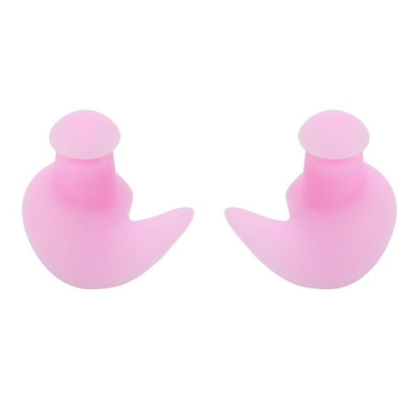 Swimmer Ear Plugs, Waterproof Swimming Ear Plugs Silicone Waterproof Earplugs Reusable Silicone Ear Plugs For Surfing Snorkeling For Showering Pink In Bulk