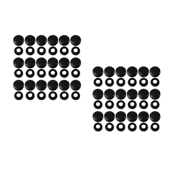 Hemoton 40 Pairs License Plate Bolt Caps Licence Plate Lock Screws Screws For License Plate License Plates Screws License Plate Locking Screws