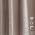 thumbnail image 3 of 3S Brother's Solid Luxury Matte Velvet Soft Curtains Set of 2 Panels Hanging Back Tap & Rod Pocket Home Décor Bedroom Kitchen Office Windows Room Darkering ( Salt-52"x120"), 3 of 6