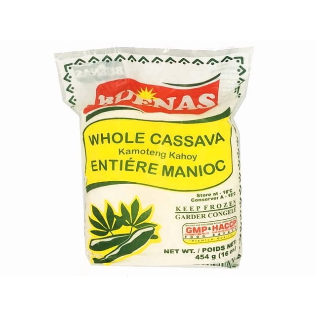 Buenas Frozen Whole Cassava, 454g