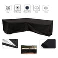 thumbnail image 4 of Funda para muebles de patio en forma de L, cubierta impermeable a prueba de polvo para muebles de patio ayuda a prolongar la vida útil de los muebles, negro, largo derecho y corto izquierdo - 222x286, 4 of 5
