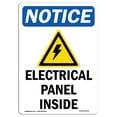thumbnail image 1 of Panneaux d'Affichage OSHA - Panneaux Électriques à l'Intérieur Signe avec Symbole Extrêmement Durable Fabriqué aux États-Unis Signes Ou Étiquette de Vinyle Résistant Protéger Votre Chantier de Construction, Entrepôt et Entreprise, 1 of 1