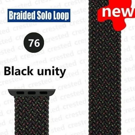 Yepband Braided Solo Loop for Apple Watch Bands 45mm 41mm 42mm 38mm 40mm 44mm for Women Men Elastic Nylon Bands Replacement Wristbands Strap Accessories for iWatch Series Ultra 8 7 SE 6 5 4 3 2 1 Nike