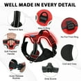 thumbnail image 5 of Light Up Dog Harness No Pull Adjustable LED Dog Vest for Night Walks USB Rechargeable for Small Medium Large Dogs - Large, Red, 5 of 6