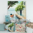 thumbnail image 2 of A Beautiful Summer Day With Gondola In Venice 16 in x 16 in Framed Painting Canvas Art Print, by Designart, 2 of 5