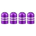 thumbnail image 7 of Motoforti Universal Tire Valve Stem Caps Car Accessories Aluminum Alloy Purple 4 Pcs, 7 of 7