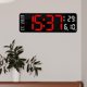 thumbnail image 4 of Oversized Digitale Slaapkamer Decor Temperatuur Opknoping Bureau Datum/Dag Mute Rojo-B Zulema Reloj de pared digital, 4 of 8