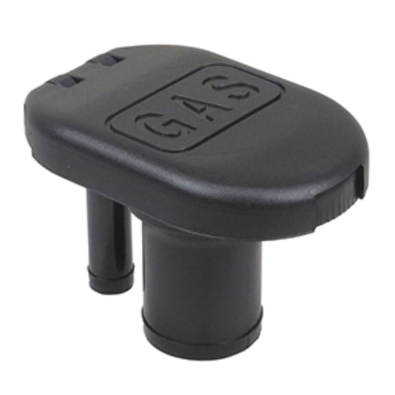 9" Black Perko Combination Vented Straight Neck Gas Fill/Tank