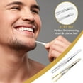 thumbnail image 4 of Pinzas de 5 Piezas, Pinzas Profesionales, Pinzas para Cejas de Acero Inoxidable, Pinzas de Precisión para Cejas, Pestañas, Pelos Encarnados, Pelo de Barba, 4 of 5