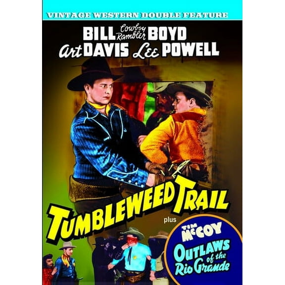 Tumbleweed Trail / Outlaws of the Rio Grande (DVD), Alpha Video, Drama