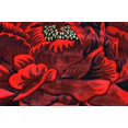 thumbnail image 2 of Flowers 6 Ft Round Throw Accent Area Rugs Floral Rose Flower Shaped Rug Modern for Girls Bedroom Floor Living Room Carpet 302 Red, 2 of 8