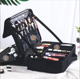 thumbnail image 4 of Bolsa de maquillaje de viaje grande, estuche de maquillaje profesional con espejo, bolsa organizadora de cosméticos impermeable con divisor ajustable, bolsa de almacenamiento de maquillaje portátil p Namotu CZMR-ST96, 4 of 7
