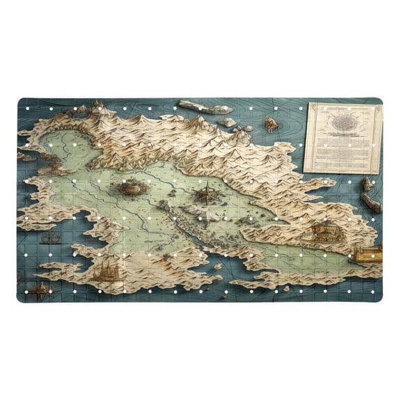 Non-Slip Bathtub Mats Vintage Map Prints Soft Bath Tub Bathroom Shower Mat for Baby and Adults, Machine Washable