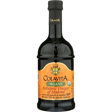 25 Year Old Balsamic Vinegar - Colavita Organic Balsamic Vinegar of Modena IGP, 17 Fl Oz