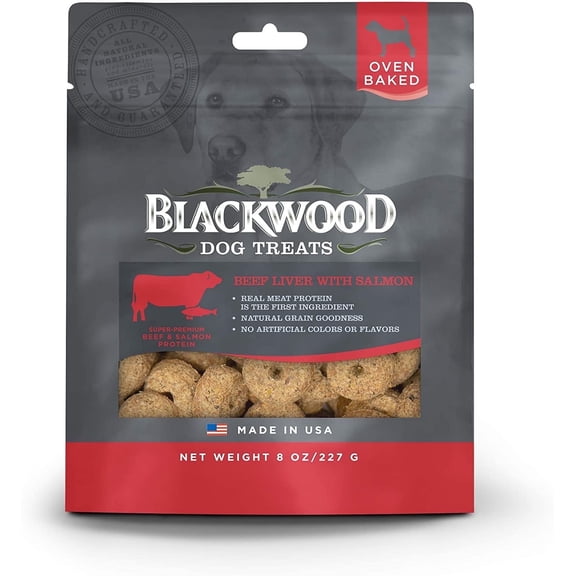 Blackwood Oven Baked Dog Treats Beef Liver w/ Salmon - 8 oz