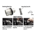 thumbnail image 5 of (4 Pack) Overdrive Ratcheting Cap - Use to Convert Any Winch into a Ratching Winch by Adding Overdrive Ratching Cap (Fits Most Trailers), 5 of 9