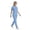 01-Blue, variant on Women’s Quick Dry Scrub Set, V-Neck Short Sleeve Top & Pants Medical Uniform, Breathable Moisture-Wicking Workwear with Pockets for Nurses & Healthcare Staff