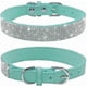 thumbnail image 1 of Rhinestone Dog Collar, Cute Dazzling Sparkling Soft Suede Leather Dog Cat Rhinestone Collar Crystal Diamond Pet Dog Puppy Collar (xs, Black), 1 of 3