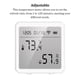 thumbnail image 4 of Advancent Smart WiFi Pantalla digital Termómetro Higrómetro Alarma Dormitorio Sala de estar Escritorio Sensor inalámbrico de temperatura y humedad Termómetros Advancent HA066227-00, 4 of 6
