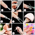 thumbnail image 4 of 240 Pieces Nail Extension Silk Fiberglass Nail Wrap Non Woven Fiber Gel Nail Care Tool, 4 of 5