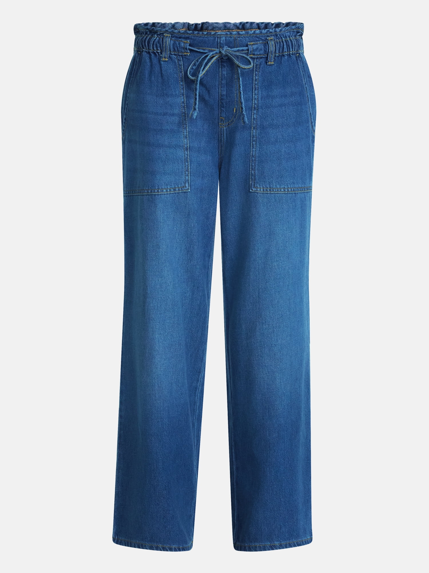 Scenario Women's Drapey Denim Jeans, Sizes XS-XXXL