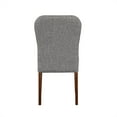 thumbnail image 3 of Cterwk 2 Pack Fabric Seat Side Chair with Wood Frame, Armless Dining Chair for Dining Room, Living Room, 3 of 7