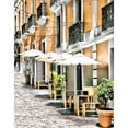 thumbnail image 3 of Miamee, Golie 12x14 Black Modern Framed Museum Art Print Titled - Old San Juan Siesta, 3 of 5