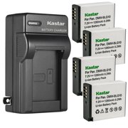 Kastar 4-Pack DMW-BLG10 Battery and AC Wall Charger Replacement for Panasonic Lumix DMC-S6, Lumix DMC-ZS60, Lumix DMC-ZS70, Lumix DMC-ZS80, Lumix DMC-ZS100, Lumix DMC-ZS110, Lumix DMC-ZS200 Camera
