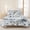 Blue, variant on 3 Pieces Queen Quilt Set,Greece Key Design Black White Soft Bedding Sets with 1 Quilt & 2 Pillow Shams,Vintage Burlap Linen Summer Bedspread Lightweight Coverlet Comforter for All Season