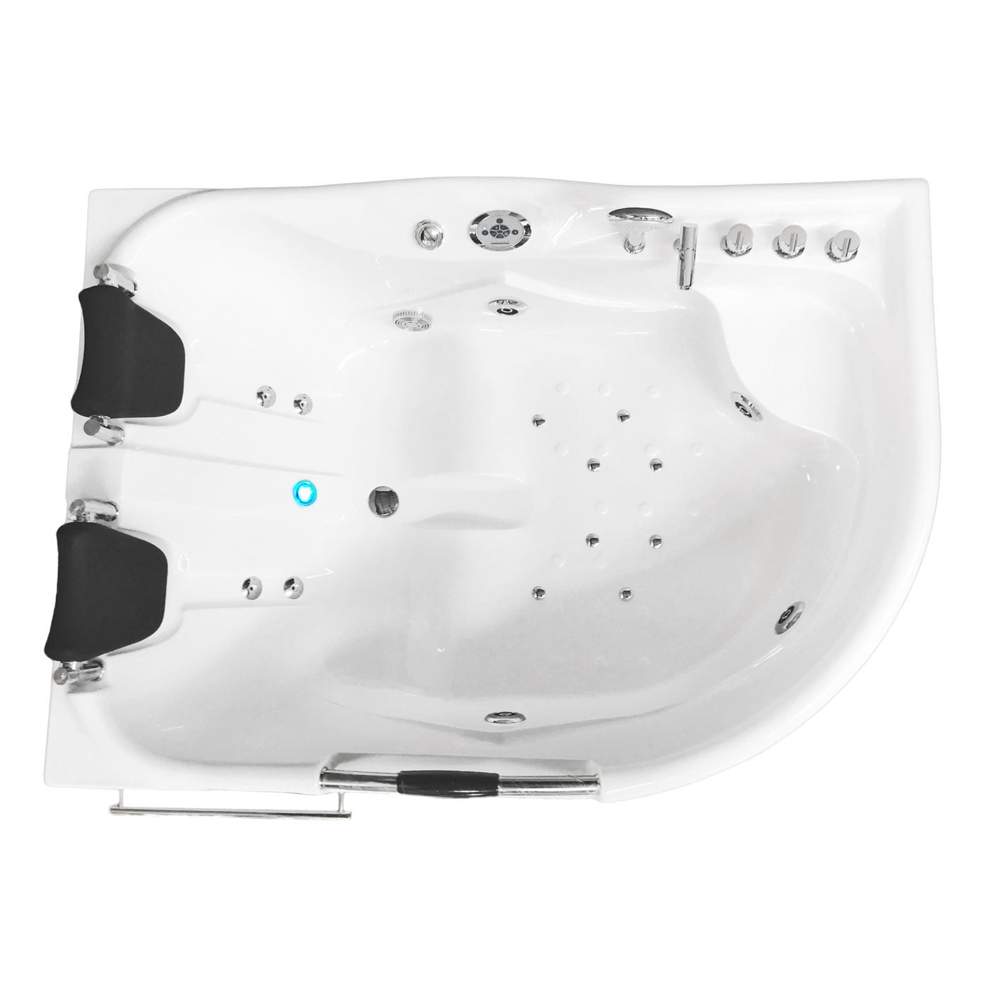 Hot tub white 67″ X 47″ double pump with Heater – Cayman