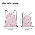 thumbnail image 4 of Kdxio Love Rabbit Print Drawstring Backpack Bag,Waterproof Draw String Back Sack, Gym Drawstring Bags Swim Bag For Unisex, 4 of 9