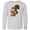 AC-Heather Grey, variant on Inktastic Squirrel Long Sleeve Youth T-Shirt