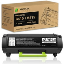 Compatible Replacement for Xerox B410 B415 Toner Cartridge (No Chip),Suitable for Xerox B410 B415 Printer，(Black,6000 page),-006R04725