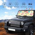 thumbnail image 6 of XMXY Car Sun Shade Windshield, Cartoon Seamless Animals Automotive Front Window Sun Visor for Cars SUV Trucks, Medium Size, 6 of 8