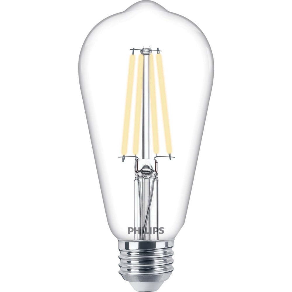 Philips Vintage LED Bulb ST19 Dimmable - 75W Equivalent, Warm White - 2 Pack