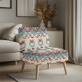 thumbnail image 3 of HELLHERO Geometric Patterns Armless Accent Chair Protector, Dustproof Stretch Elastic Bottom Armless Accent Chair Washable Cover for Living Room Home, 3 of 8