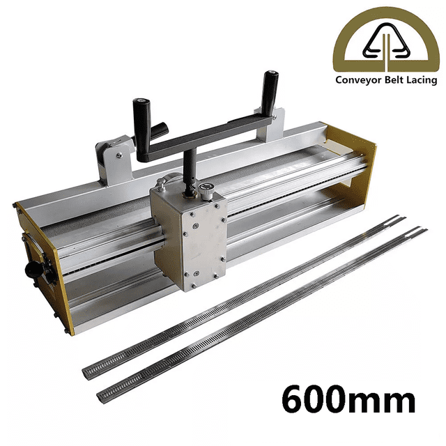 24" Conveyor Belt Lacing Tool for Flexco Wire Hook Steel Buckle Spike Splicing Fasteners Manual Roller Lacer 2 Face Strips