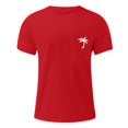 thumbnail image 4 of Krdevn Men's Half Sleeve Oversized T Shirt Letter Print Round Neck Short Sleeve,XL, 4 of 4