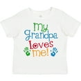 thumbnail image 3 of Inktastic Grandpa Loves Me Boys or Girls Toddler T-Shirt, 3 of 5