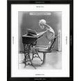 thumbnail image 3 of Skeleton Reading at Desk, Framed Art Print Wall Art by Bettmann, 3 of 6