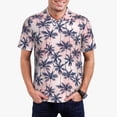 thumbnail image 5 of Wukai Tropics Palm Trees Men’s Polo Shirts,Quick-Dry Athletic Shirt,Classic Fit Shirts-, 5 of 8