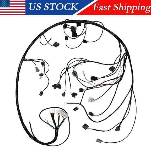 K20 K24 K-Series Tucked Engine Harness For Honda Acura K-Swap RSX Civic Si EP3
