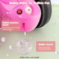 thumbnail image 6 of Gymax 6V Kids Bubble Car Electric Ride on Motorcycle w/ Music Button & LED Headlight Pink, 6 of 10