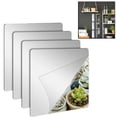 thumbnail image 4 of 4PCS 2MM Thick Acrylic Mirror Flexible Plastic Mirror Sheets Wall Mirror Tile, 4 of 4